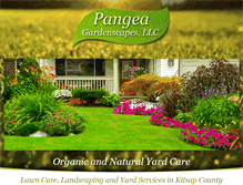 Tablet Screenshot of pangeagardenscapes.com